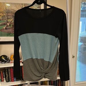 Colorblock Long Sleeve Top